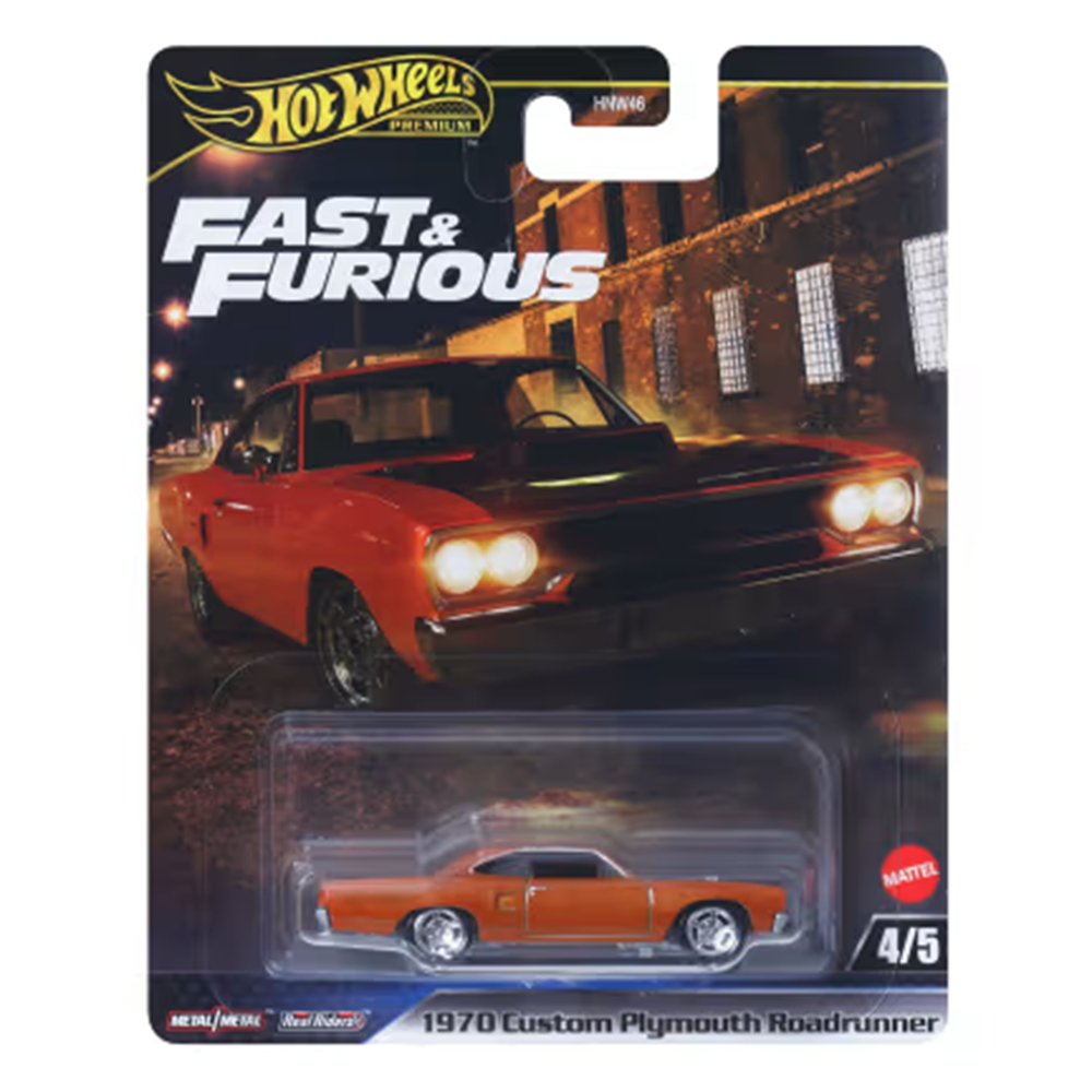 Hot Wheels Premium F&F 1970 Custom Plymouth Roadrunner