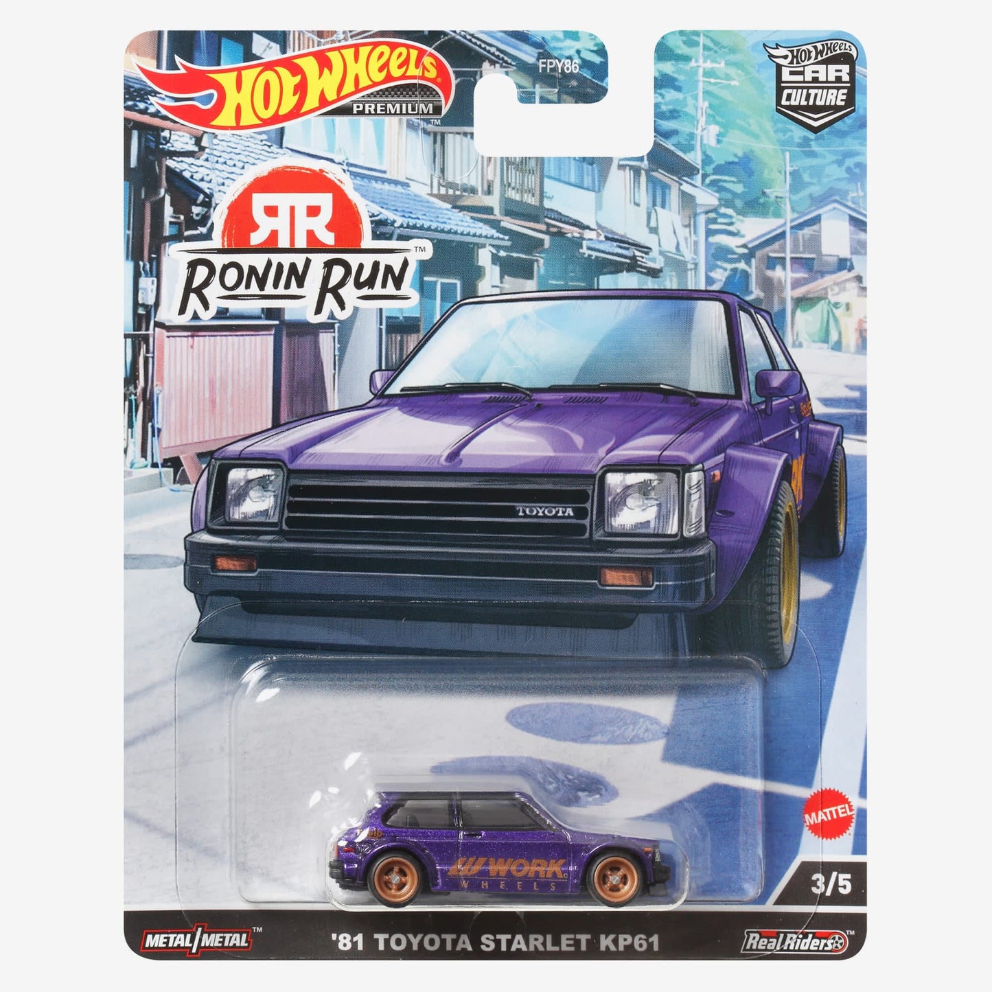 Hot Wheels Ronin Run Toyota Starlet 1981
