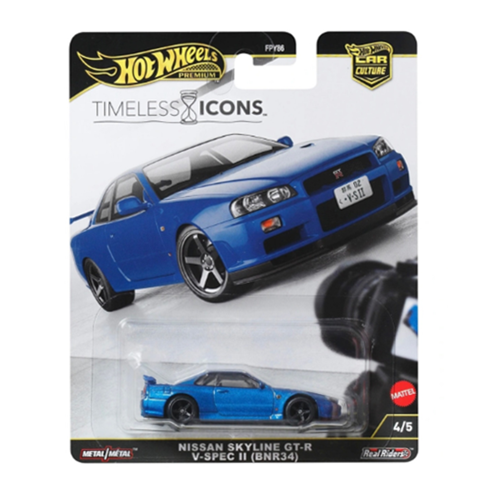 Hot Wheels Timesless Icon Nissan GT-R 34