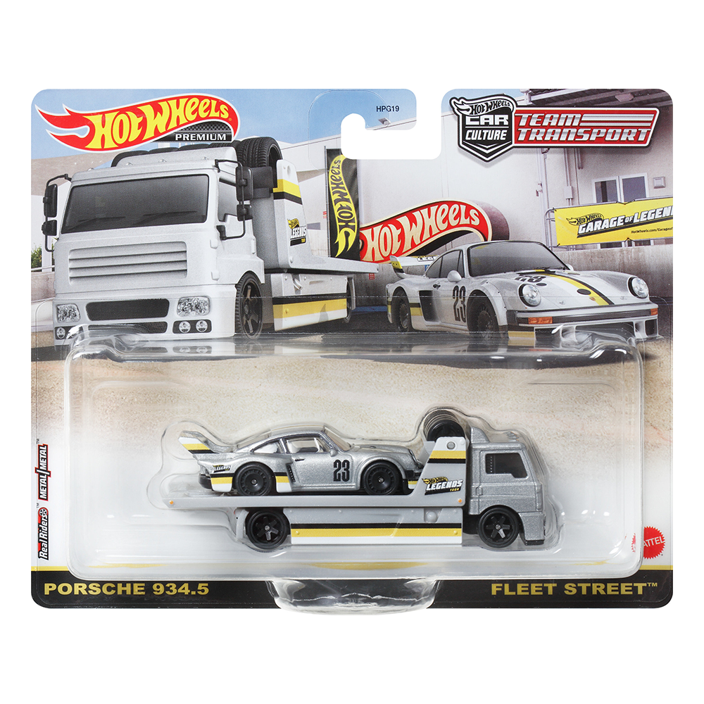 Hot Wheels Team Transport Porsche 934.5 and Fleet Street hauler
